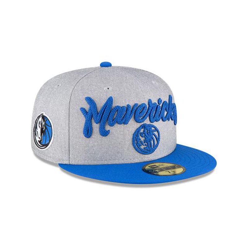 NBA Dallas Mavericks Draft 59Fifty Fitted (RQJ9846) - Grey New Era Caps